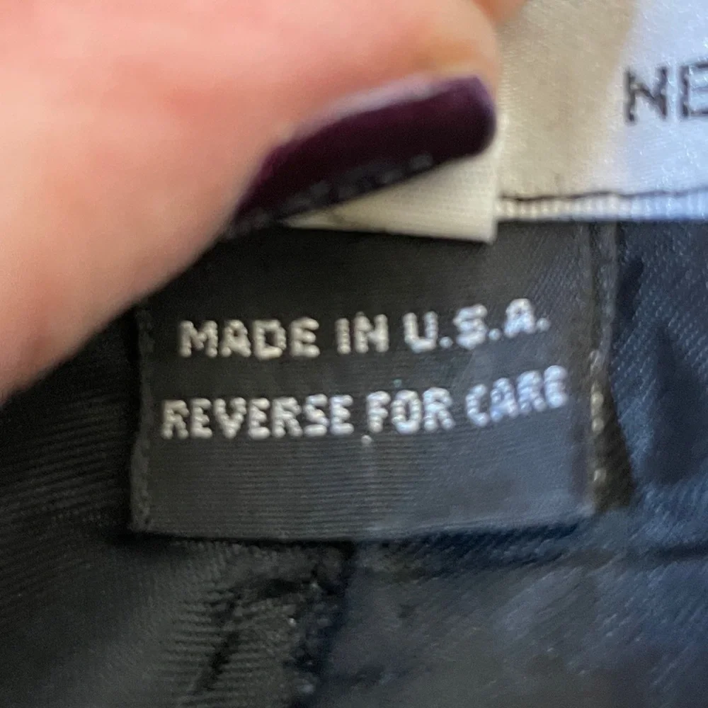 Vintage DERO by Rocco D'Amelio black Rome New York Genuine Leather Pants 8 - Picture 8 of 8